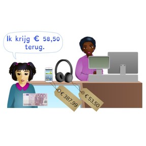 Aftrekken met drie of meer kommabedragen t/m 1000 euro