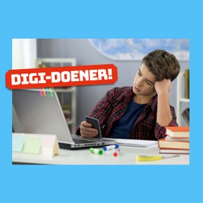 Digi-doener: Laat je niet afleiden!