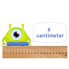 Aflezen van een liniaal t/m 20 centimeter