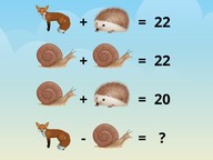 Warm up: Math puzzles (fall-themed)