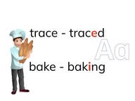 Spelling practice: Endings - doubling a consonant and dropping the letter “e”