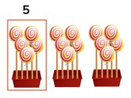 Skip counting in 5s to 20