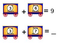 Addition to 20 with one more or one less 
