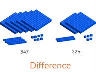 Determine difference to 1,000
