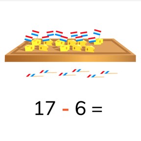 Subtraction to 20 without regrouping 