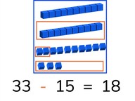 Subtraction to 50 with subtrahends >10
