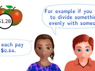 Halving decimal numbers