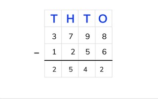 Subtracting to 10,000 using the standard algorithm