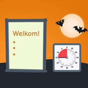 Welkomstpagina: Thema Halloween
