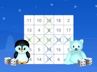 4 op een rij: Optellingen tot 20 - Winter