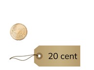 Gepast betalen van bedragen t/m 20 cent
