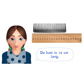 Meten van voorwerpen met een meetinstrument