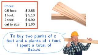 Solving math problems with multiple operations