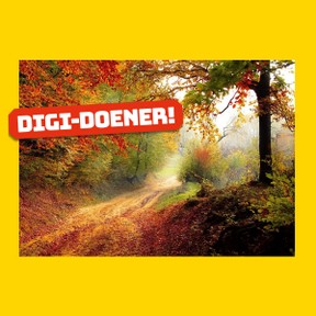 Digi-doener: Herfstwandeling