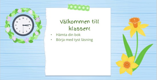 Välkomna dina elever