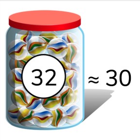 Rounding to the nearest ten- numbers to 50
