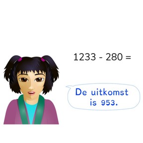Aftrekken door 1000