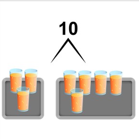 Decomposing numbers to 10