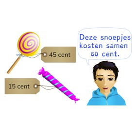 Optellen t/m 2 euro