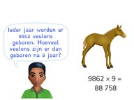 Vermenigvuldigen met getallen boven 1000