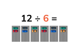Solving the division table of 6