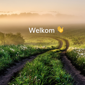 Welkomstpagina met startfoto