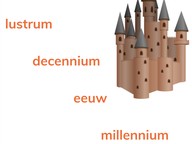 Omrekenen van millennia, eeuwen, decennia, lustra en jaren