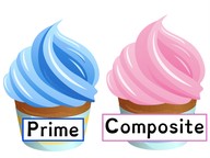 Prime and composite numbers up to 100