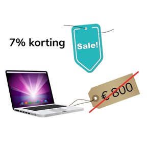 Berekenen van een nieuwe prijs met een kortingspercentage