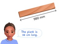 Converting mm and cm