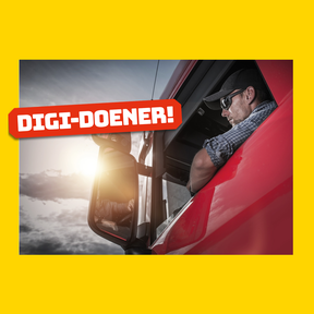 Digi-doener: Op reis met de vrachtwagen!