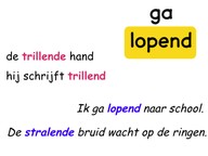 Tegenwoordig deelwoord 