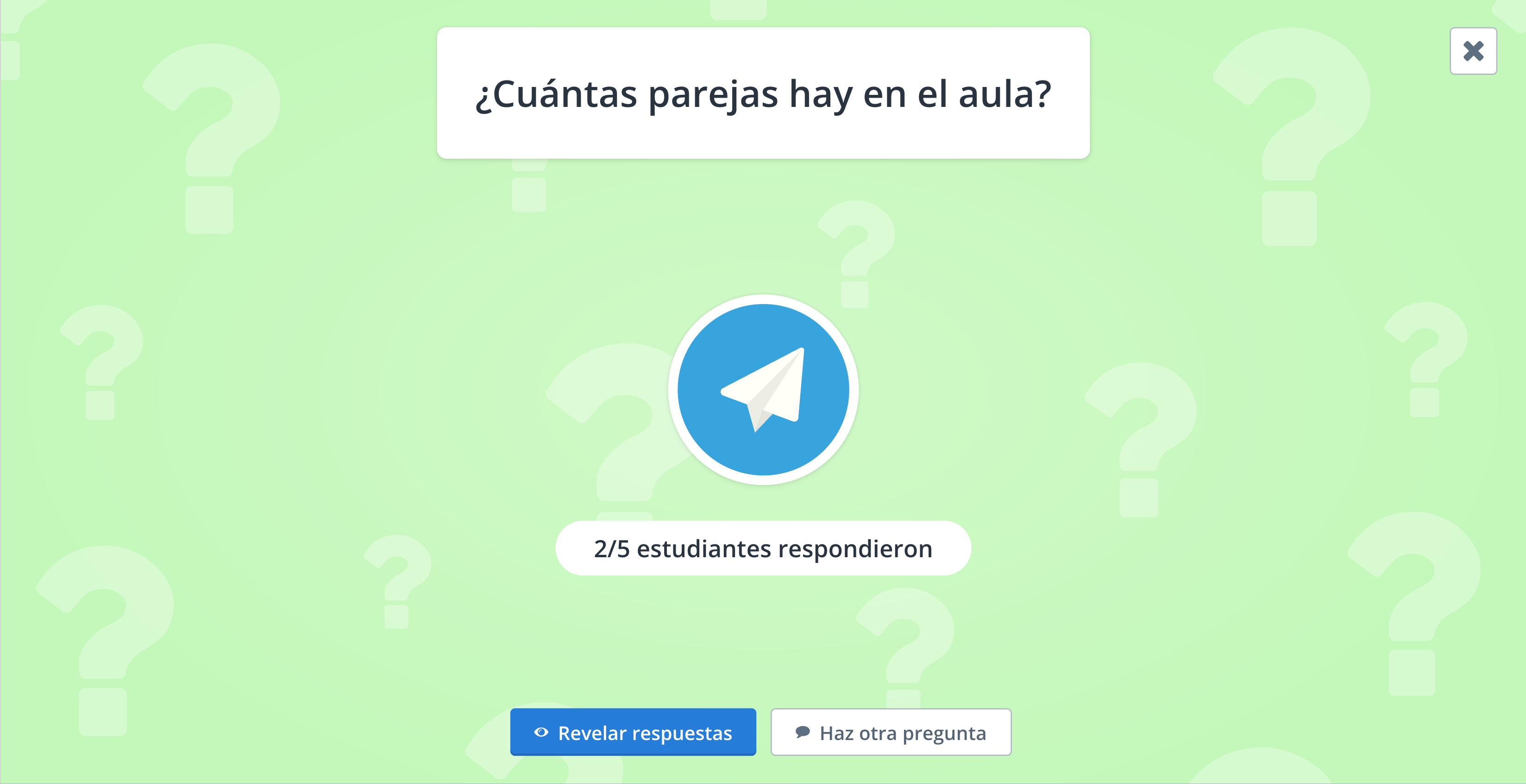 Open question feature in Gynzy