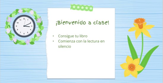 Da la bienvenida a tus estudiantes