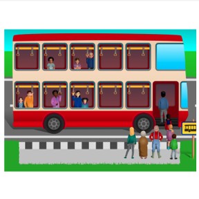 On the bus: Addition to 20 making ten