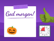 Dagsplanlegger: Halloween