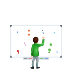 Commas, colons, and semicolons in a series