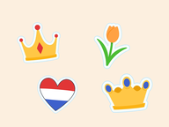 Thema-afbeeldingen: Koningsdag