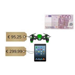 Schattend aftrekken met kommabedragen t/m 1000 euro