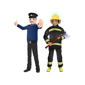 Emergency workers
