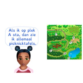Herkennen van eenvoudige aanzichten met een kaart