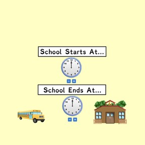 Time difference between analog clocks with 10 and 5 minutes