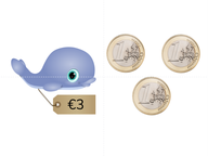 Samenstellen van bedragen t/m 10 euro met munten van 1 euro