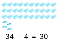  Subtracting numbers to 100 to a tens number