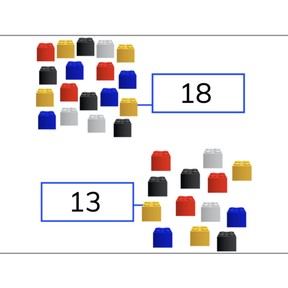 Comparing quantities to 20