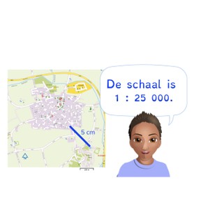 Rekenen met eenvoudige schaal