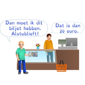 Kennen van de munten en biljetten t/m 20 euro