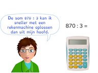 Vermenigvuldigen en delen met getallen t/m 10.000 met de rekenmachine