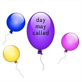 Fry sight words: day, may, called