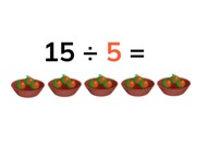 Solving the division table of 5